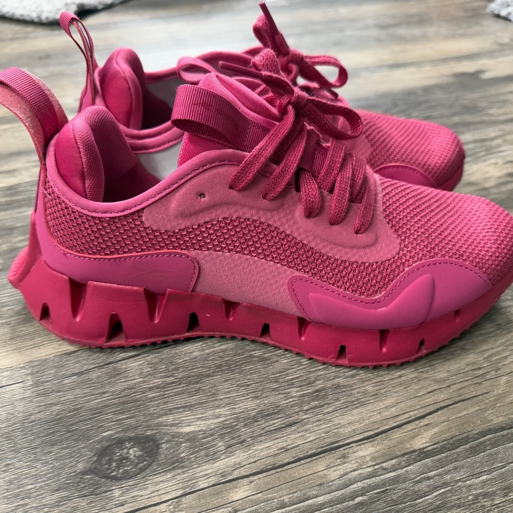 Reebok Pink Mesh Sneakers